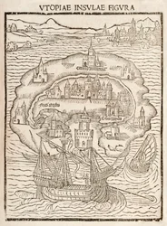 A forma da utopia ilha "